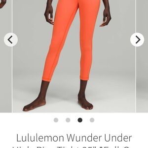Lululemon Wunder Under High-Rise Tight 25" *Full-On Luxtreme